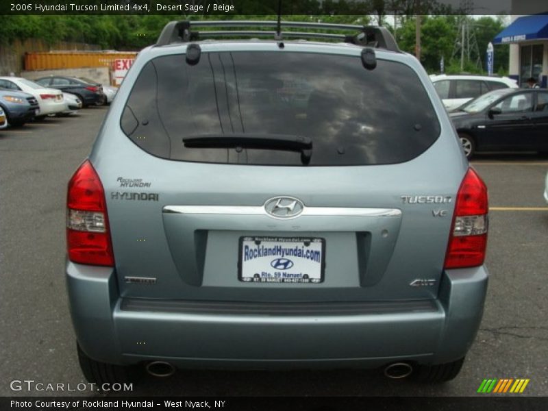 Desert Sage / Beige 2006 Hyundai Tucson Limited 4x4