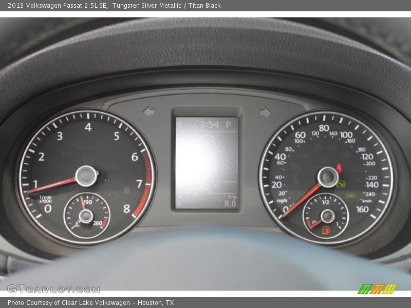 Tungsten Silver Metallic / Titan Black 2013 Volkswagen Passat 2.5L SE
