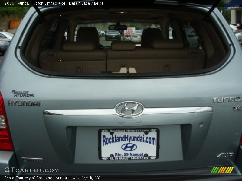 Desert Sage / Beige 2006 Hyundai Tucson Limited 4x4
