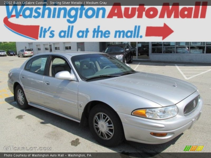 Sterling Silver Metallic / Medium Gray 2002 Buick LeSabre Custom