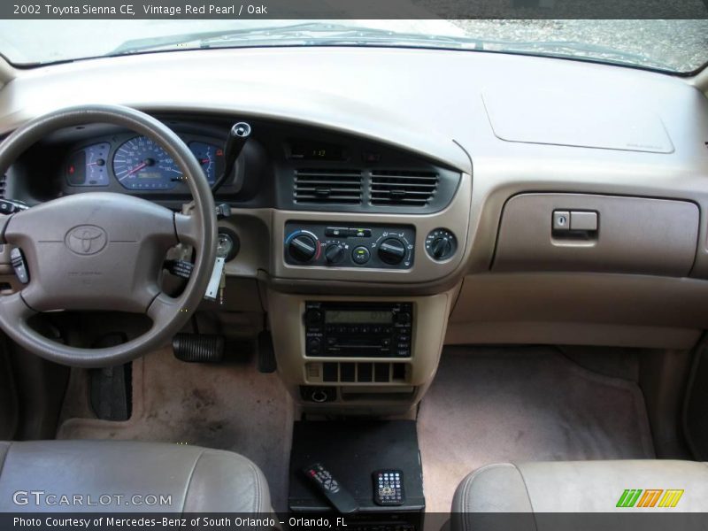 Vintage Red Pearl / Oak 2002 Toyota Sienna CE