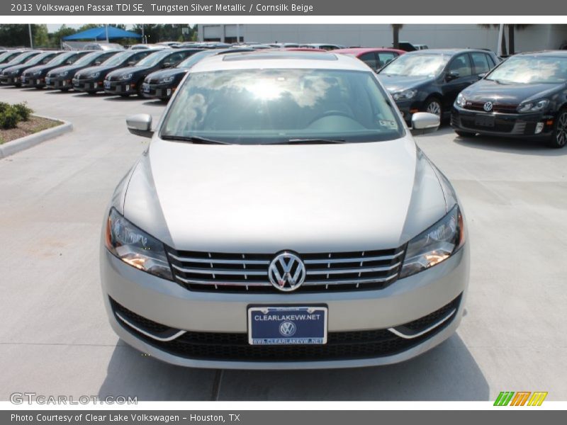 Tungsten Silver Metallic / Cornsilk Beige 2013 Volkswagen Passat TDI SE