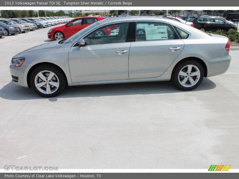 Tungsten Silver Metallic / Cornsilk Beige 2013 Volkswagen Passat TDI SE