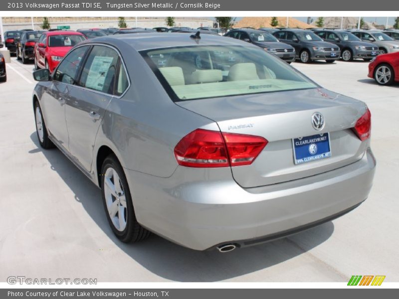 Tungsten Silver Metallic / Cornsilk Beige 2013 Volkswagen Passat TDI SE