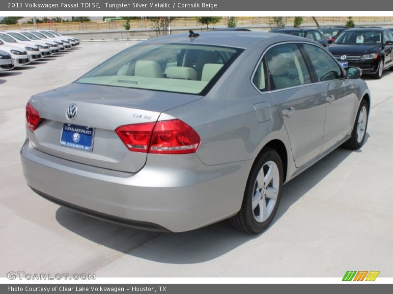Tungsten Silver Metallic / Cornsilk Beige 2013 Volkswagen Passat TDI SE