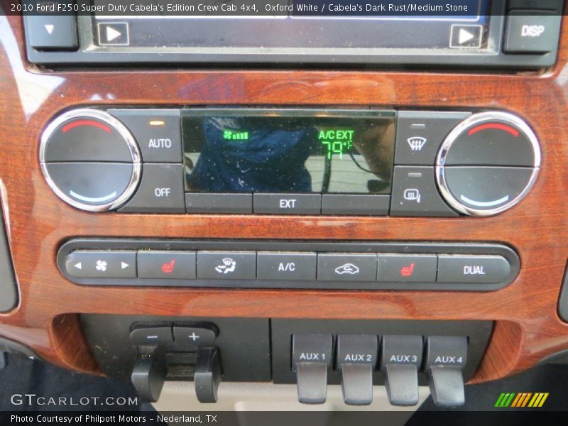 Controls of 2010 F250 Super Duty Cabela's Edition Crew Cab 4x4