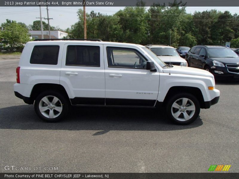 Bright White / Dark Slate Gray 2013 Jeep Patriot Latitude 4x4