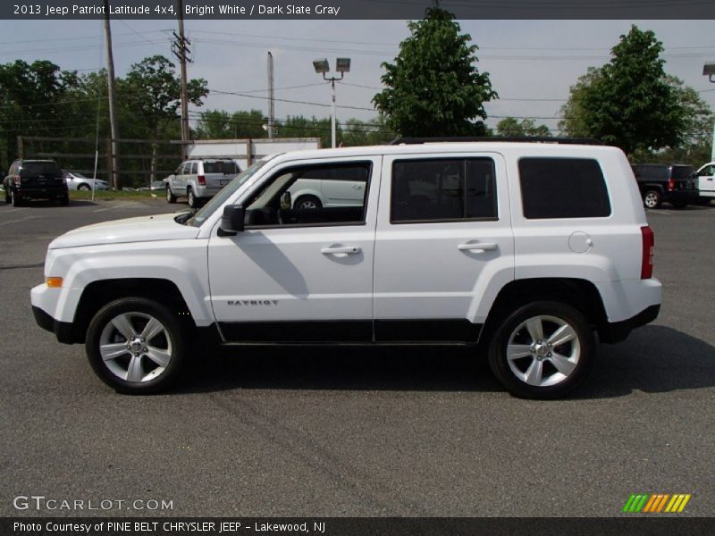 Bright White / Dark Slate Gray 2013 Jeep Patriot Latitude 4x4