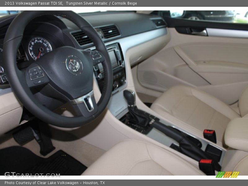 Tungsten Silver Metallic / Cornsilk Beige 2013 Volkswagen Passat TDI SE