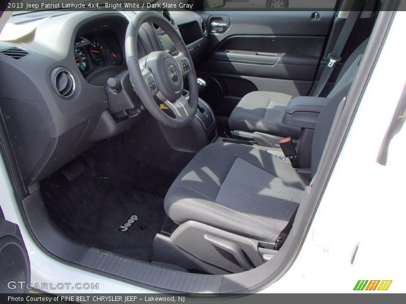 Bright White / Dark Slate Gray 2013 Jeep Patriot Latitude 4x4