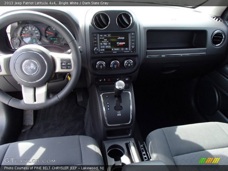 Bright White / Dark Slate Gray 2013 Jeep Patriot Latitude 4x4