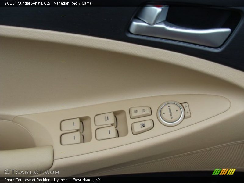 Venetian Red / Camel 2011 Hyundai Sonata GLS