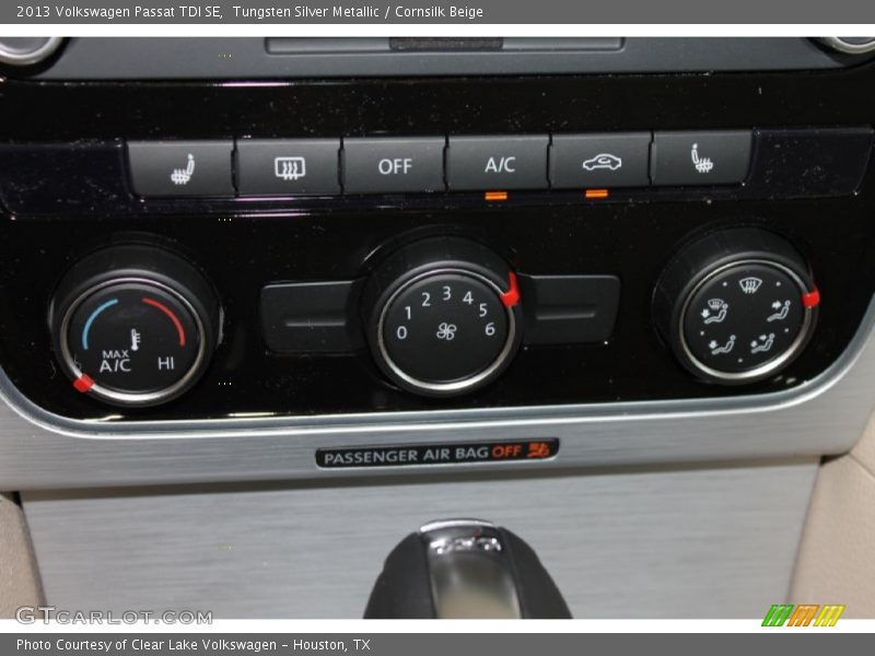 Tungsten Silver Metallic / Cornsilk Beige 2013 Volkswagen Passat TDI SE
