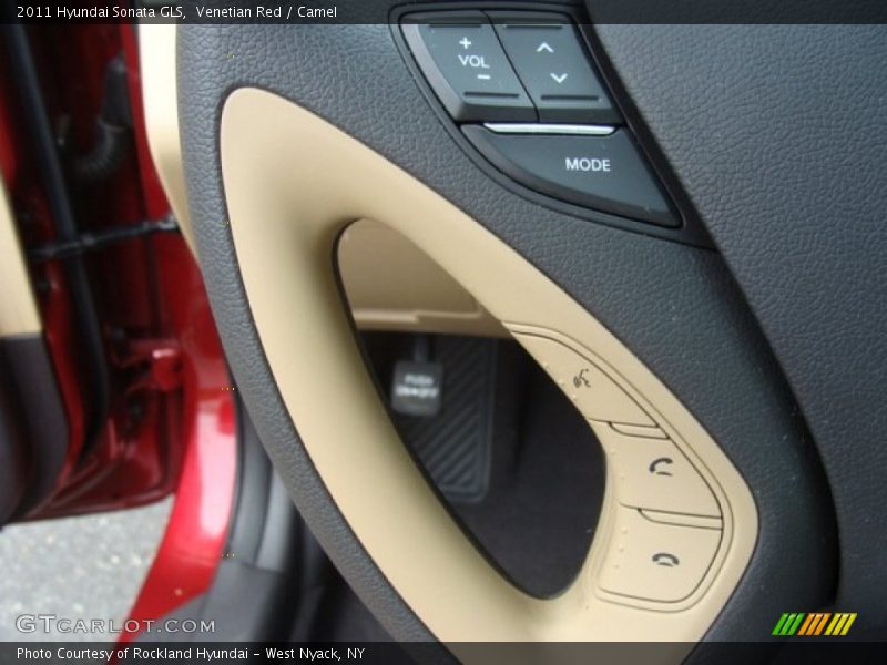Venetian Red / Camel 2011 Hyundai Sonata GLS