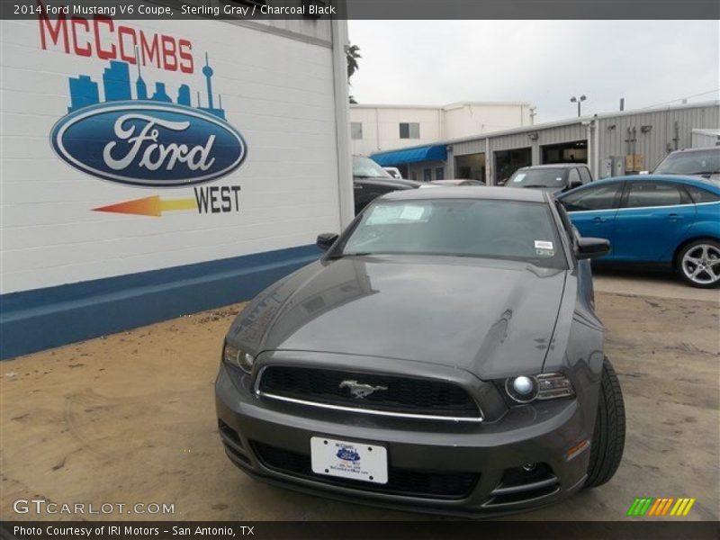 Sterling Gray / Charcoal Black 2014 Ford Mustang V6 Coupe