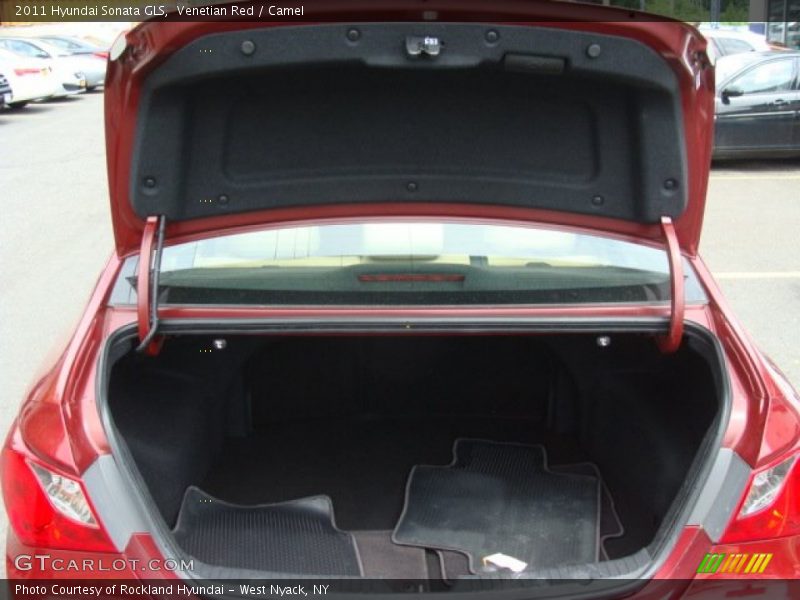 Venetian Red / Camel 2011 Hyundai Sonata GLS
