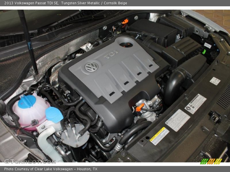 Tungsten Silver Metallic / Cornsilk Beige 2013 Volkswagen Passat TDI SE