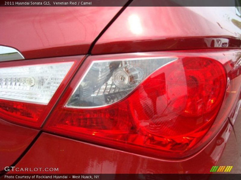 Venetian Red / Camel 2011 Hyundai Sonata GLS