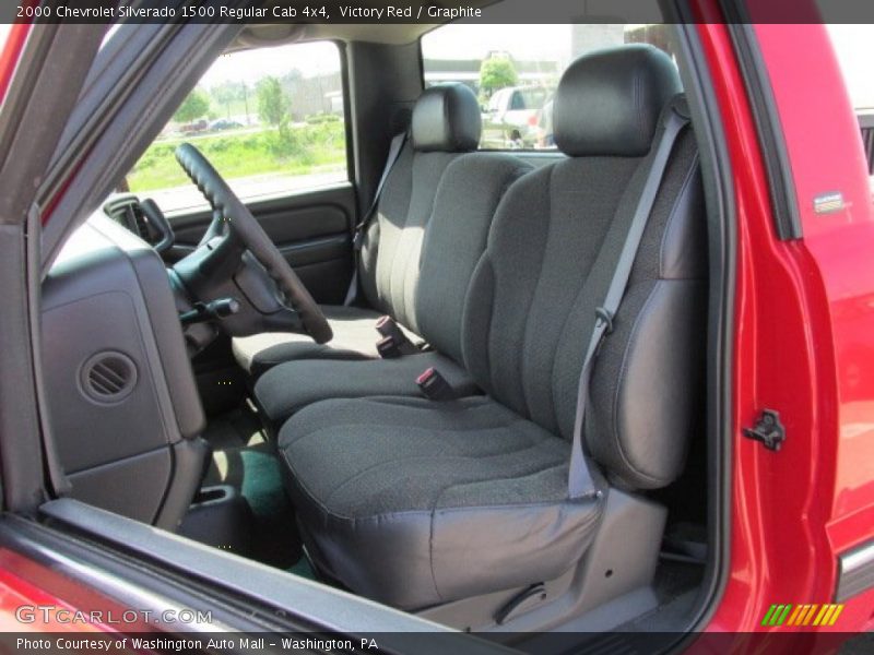 Victory Red / Graphite 2000 Chevrolet Silverado 1500 Regular Cab 4x4