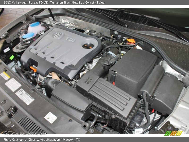 Tungsten Silver Metallic / Cornsilk Beige 2013 Volkswagen Passat TDI SE