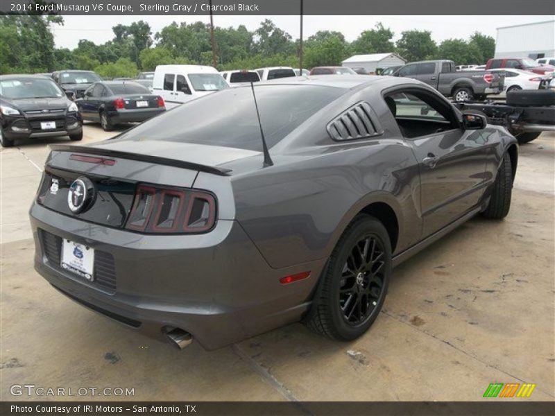 Sterling Gray / Charcoal Black 2014 Ford Mustang V6 Coupe
