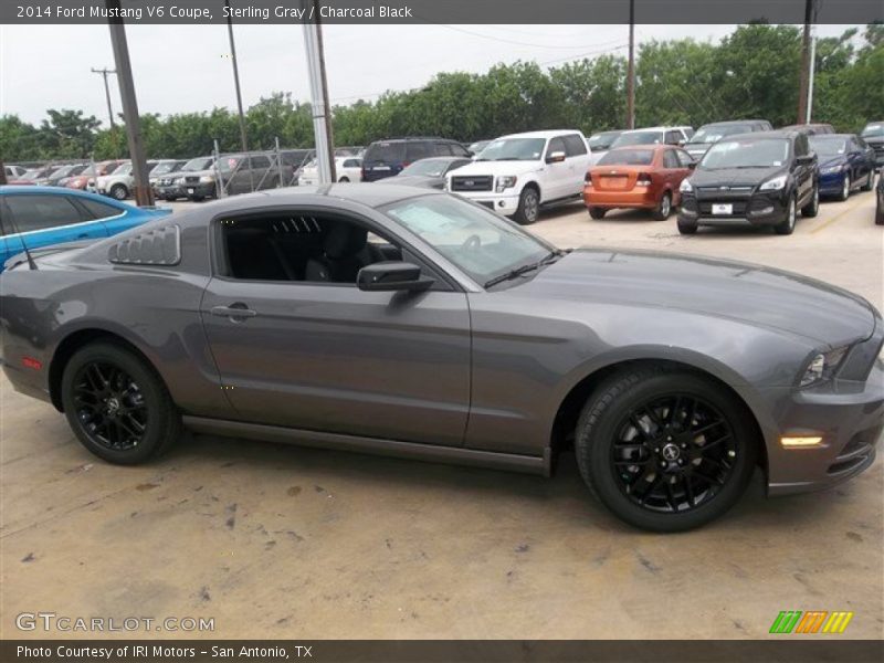 Sterling Gray / Charcoal Black 2014 Ford Mustang V6 Coupe