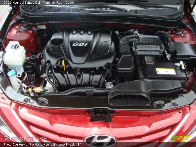 Venetian Red / Camel 2011 Hyundai Sonata GLS