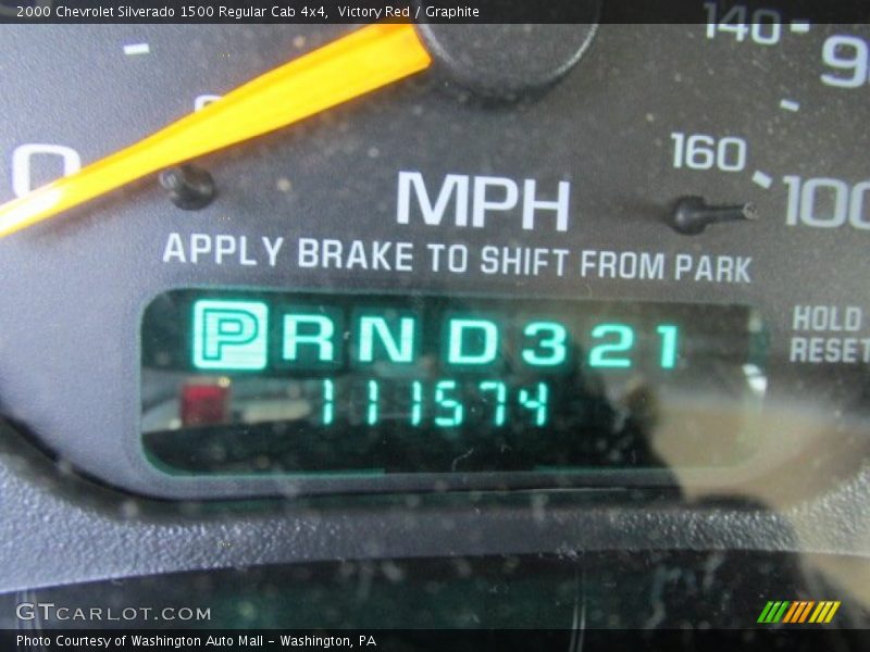 Victory Red / Graphite 2000 Chevrolet Silverado 1500 Regular Cab 4x4