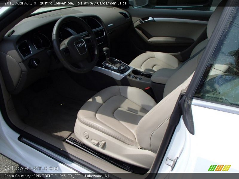 Ibis White / Cardamom Beige 2011 Audi A5 2.0T quattro Convertible