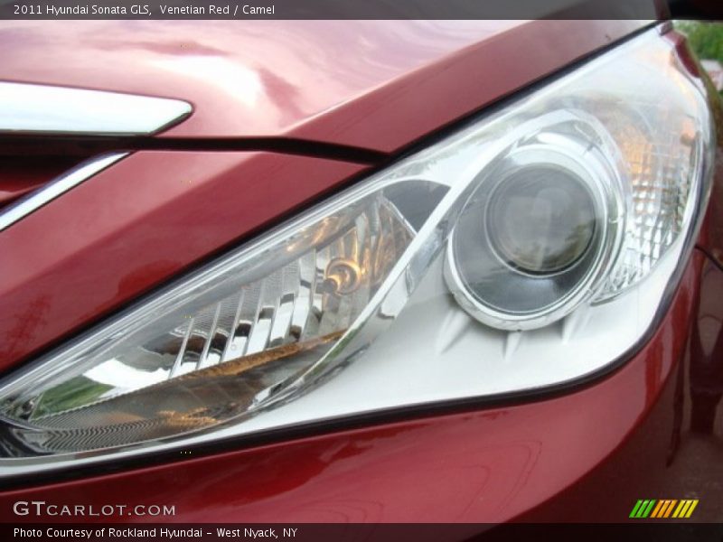 Venetian Red / Camel 2011 Hyundai Sonata GLS