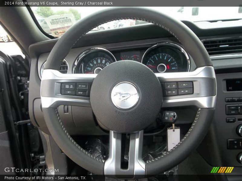  2014 Mustang V6 Coupe Steering Wheel