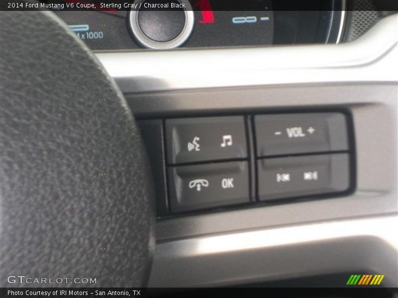 Sterling Gray / Charcoal Black 2014 Ford Mustang V6 Coupe