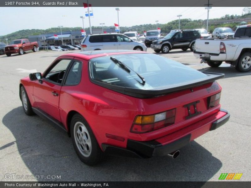 Guards Red / Black 1987 Porsche 944