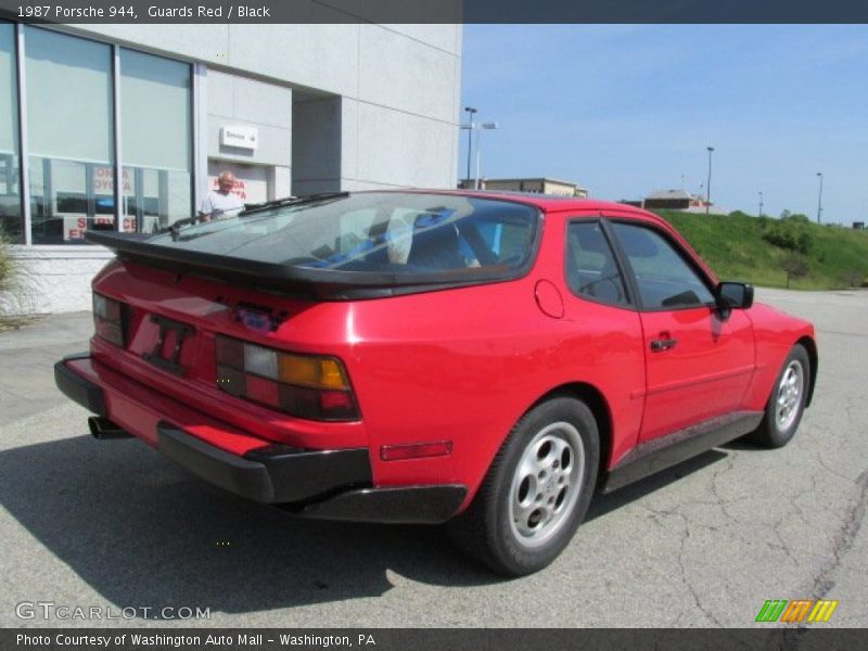 Guards Red / Black 1987 Porsche 944