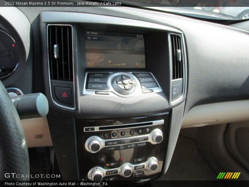 Java Metallic / Cafe Latte 2012 Nissan Maxima 3.5 SV Premium