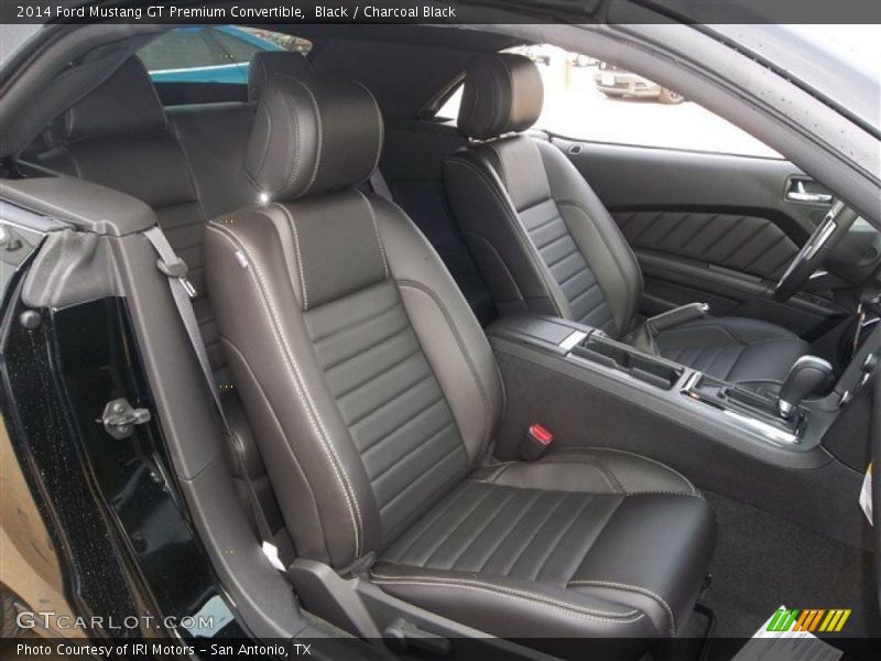 Front Seat of 2014 Mustang GT Premium Convertible