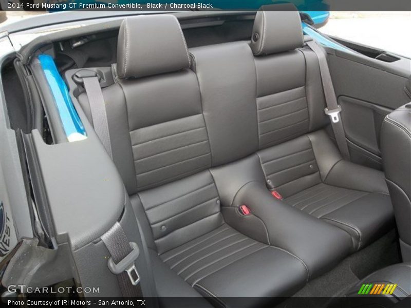 Rear Seat of 2014 Mustang GT Premium Convertible
