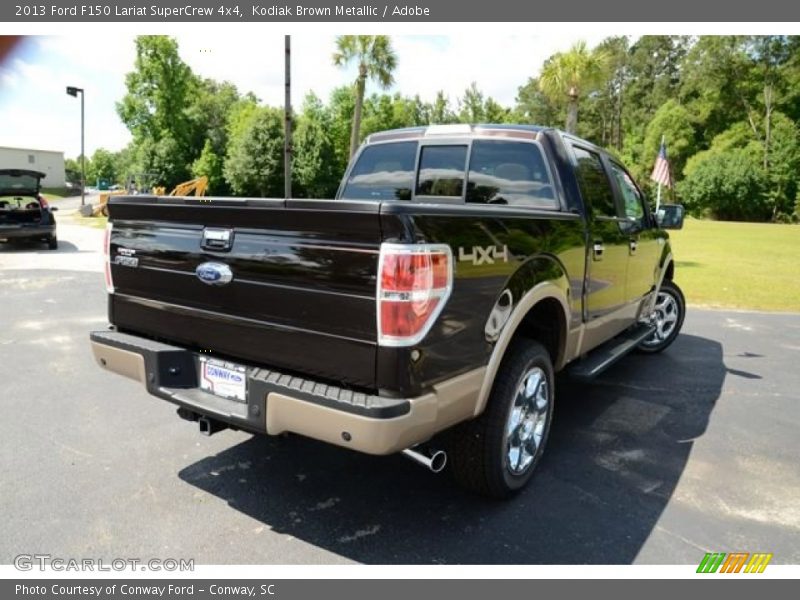 Kodiak Brown Metallic / Adobe 2013 Ford F150 Lariat SuperCrew 4x4