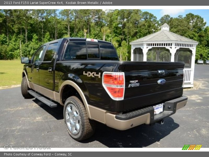 Kodiak Brown Metallic / Adobe 2013 Ford F150 Lariat SuperCrew 4x4