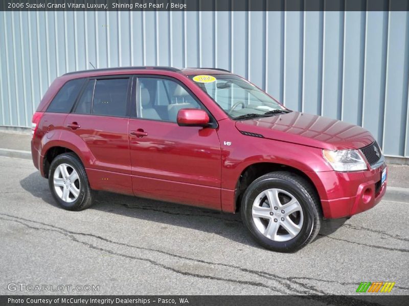 Shining Red Pearl / Beige 2006 Suzuki Grand Vitara Luxury