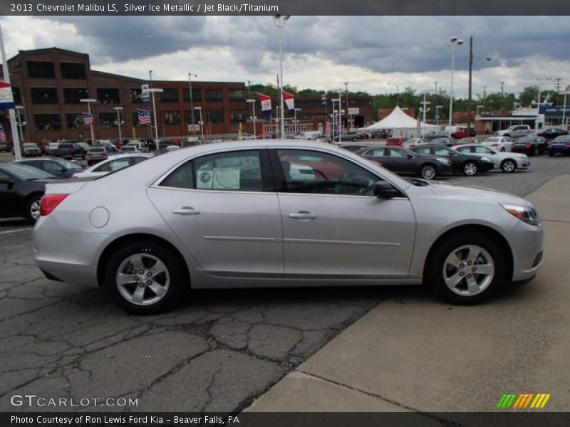 Silver Ice Metallic / Jet Black/Titanium 2013 Chevrolet Malibu LS