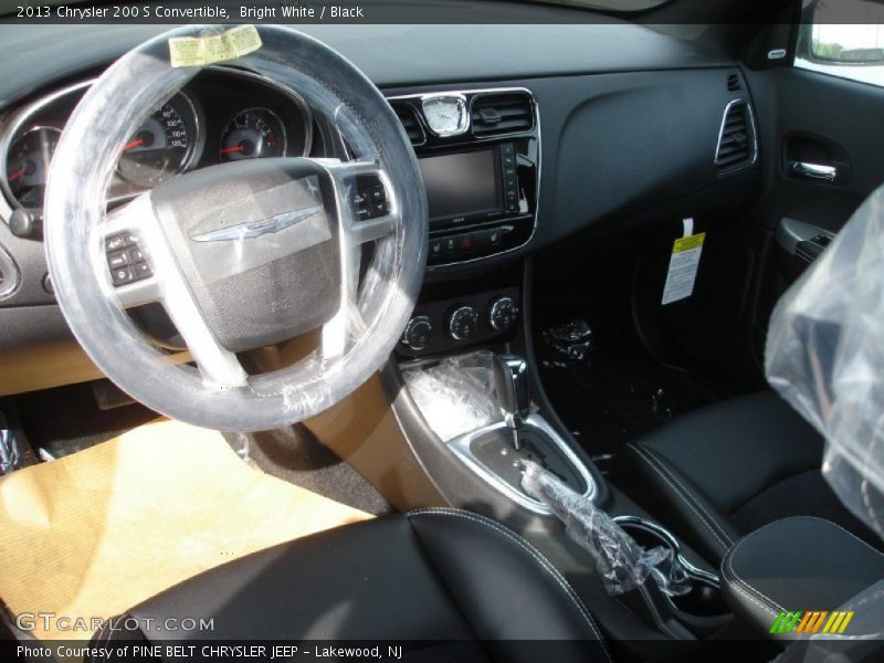Bright White / Black 2013 Chrysler 200 S Convertible