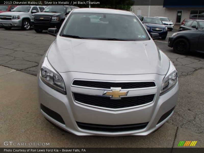 Silver Ice Metallic / Jet Black/Titanium 2013 Chevrolet Malibu LS