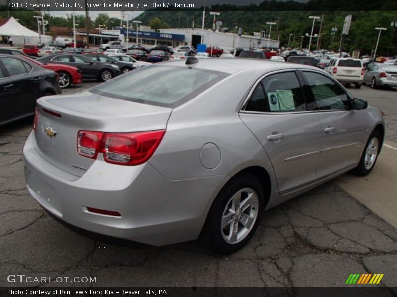 Silver Ice Metallic / Jet Black/Titanium 2013 Chevrolet Malibu LS