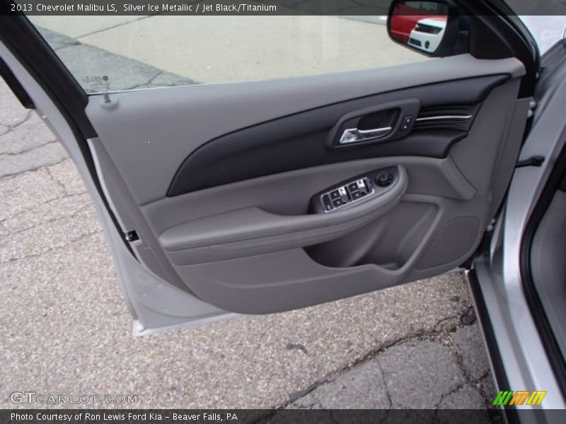 Silver Ice Metallic / Jet Black/Titanium 2013 Chevrolet Malibu LS