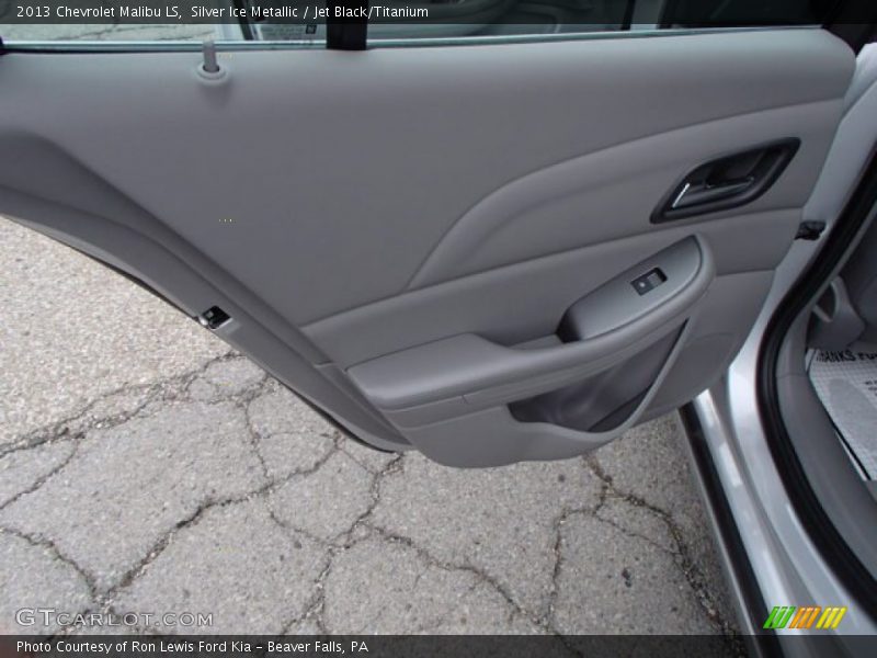 Silver Ice Metallic / Jet Black/Titanium 2013 Chevrolet Malibu LS