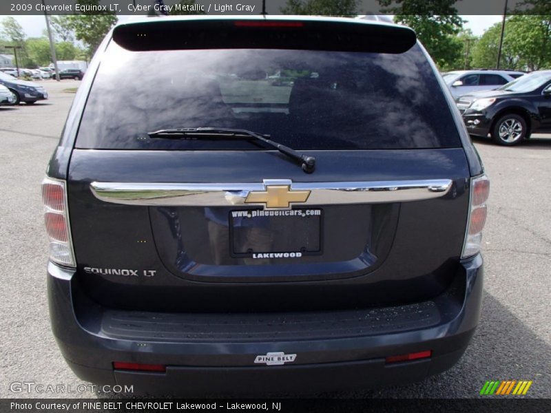 Cyber Gray Metallic / Light Gray 2009 Chevrolet Equinox LT