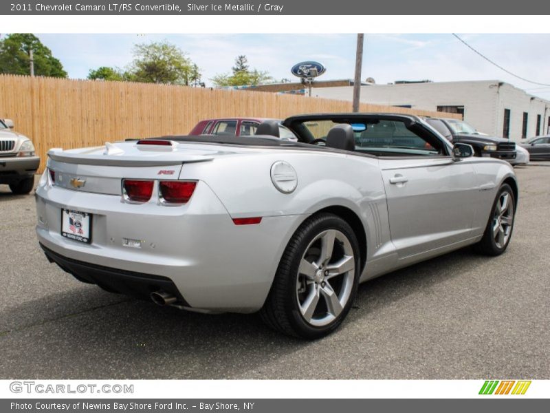 Silver Ice Metallic / Gray 2011 Chevrolet Camaro LT/RS Convertible