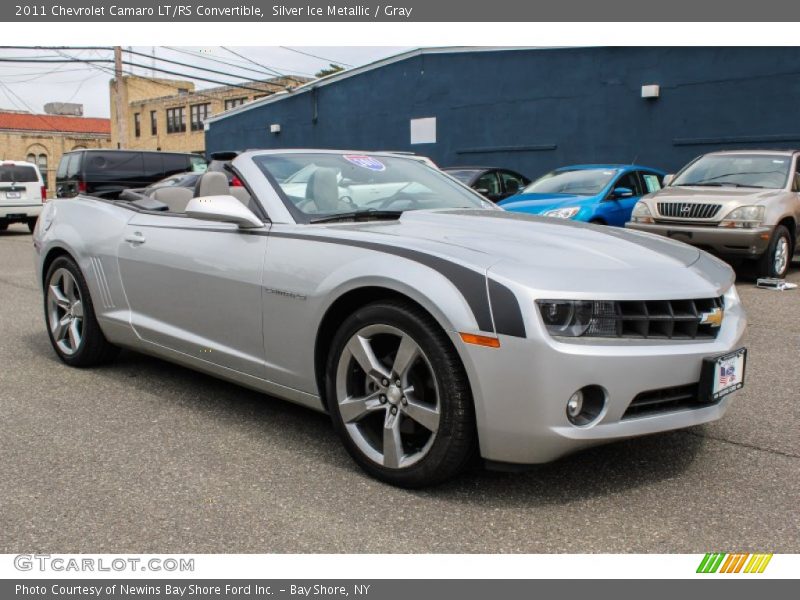 Silver Ice Metallic / Gray 2011 Chevrolet Camaro LT/RS Convertible