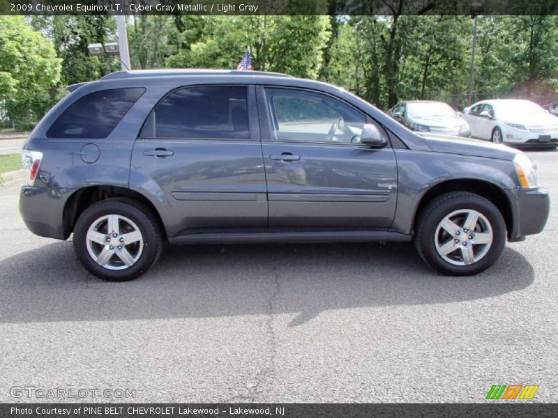 Cyber Gray Metallic / Light Gray 2009 Chevrolet Equinox LT